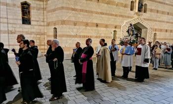 Fiaccolata alla Basilica dell'Annunciazione  a Nazareth