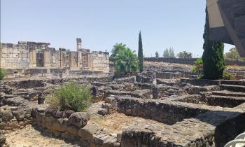 Visita alla città di Cafarnao, centro del Ministero di Gesù